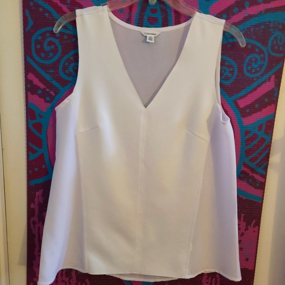 Calvin Klein sleeveless blouse